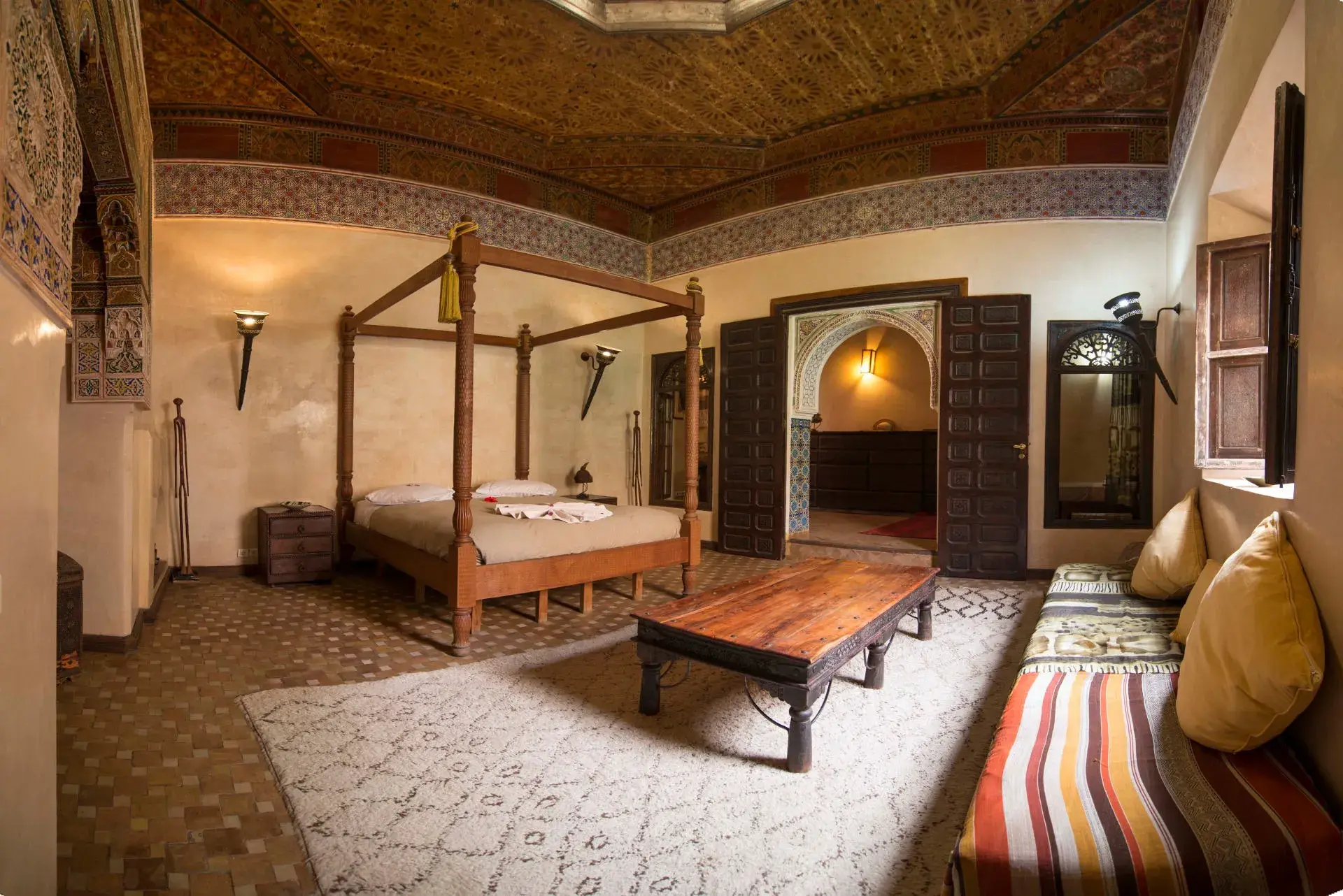 Moroccan courtyard